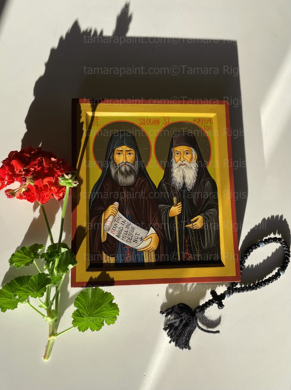  Saint Porphyrios (Bairaktaris) the Kafsokalyvite-Love Christ and put nothing before His Love. He is joy, He is life, He is light. He is the ultimate desire, He is everything. St. Porphyrios was born on February 7, 1906, in the Agios Ioannis. The venerable Silouan the Athonite, Silouan of Mount, a monk of the early twentieth century at the Monastery of St. Panteleimon,  Icon by Tamara Rigishvili
